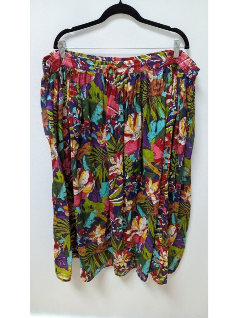 Peripherals Multicolor Sheer Floral Maxi Skirt